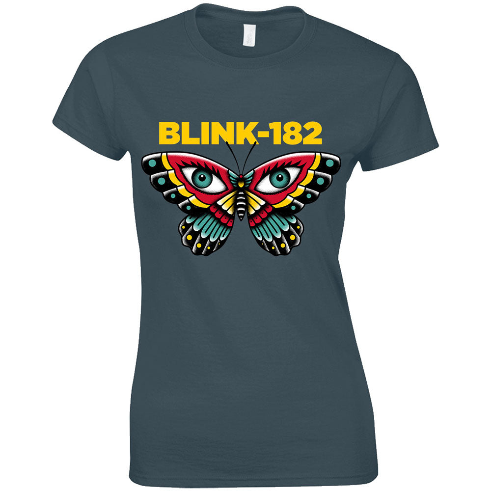 Blink-182: Butterfly T-Shirt (Kvinder)