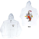 Blink-182: Roger Rabbit Zipped Hoodie (Back Print)