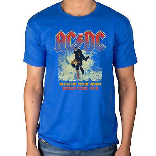 Billede af AC/DC Blow Up Your Video T-shirt blå