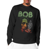 Bob Marley: Smoke Gradient Long Sleeved T-Shirt