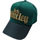 Bob Marley: Text Logo Mesh Back Cap (Embroidered)