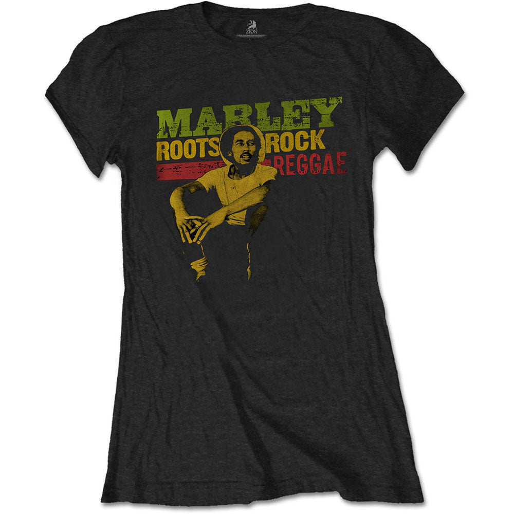 Billede af Bob Marley Roots, Rock, Reggae T-shirt til kvinder