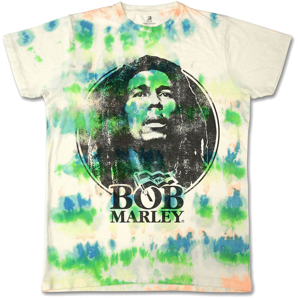 Bob Marley: Black & White Logo T-Shirt