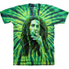 Bob Marley: Smoke T-Shirt (Dye-Wash)