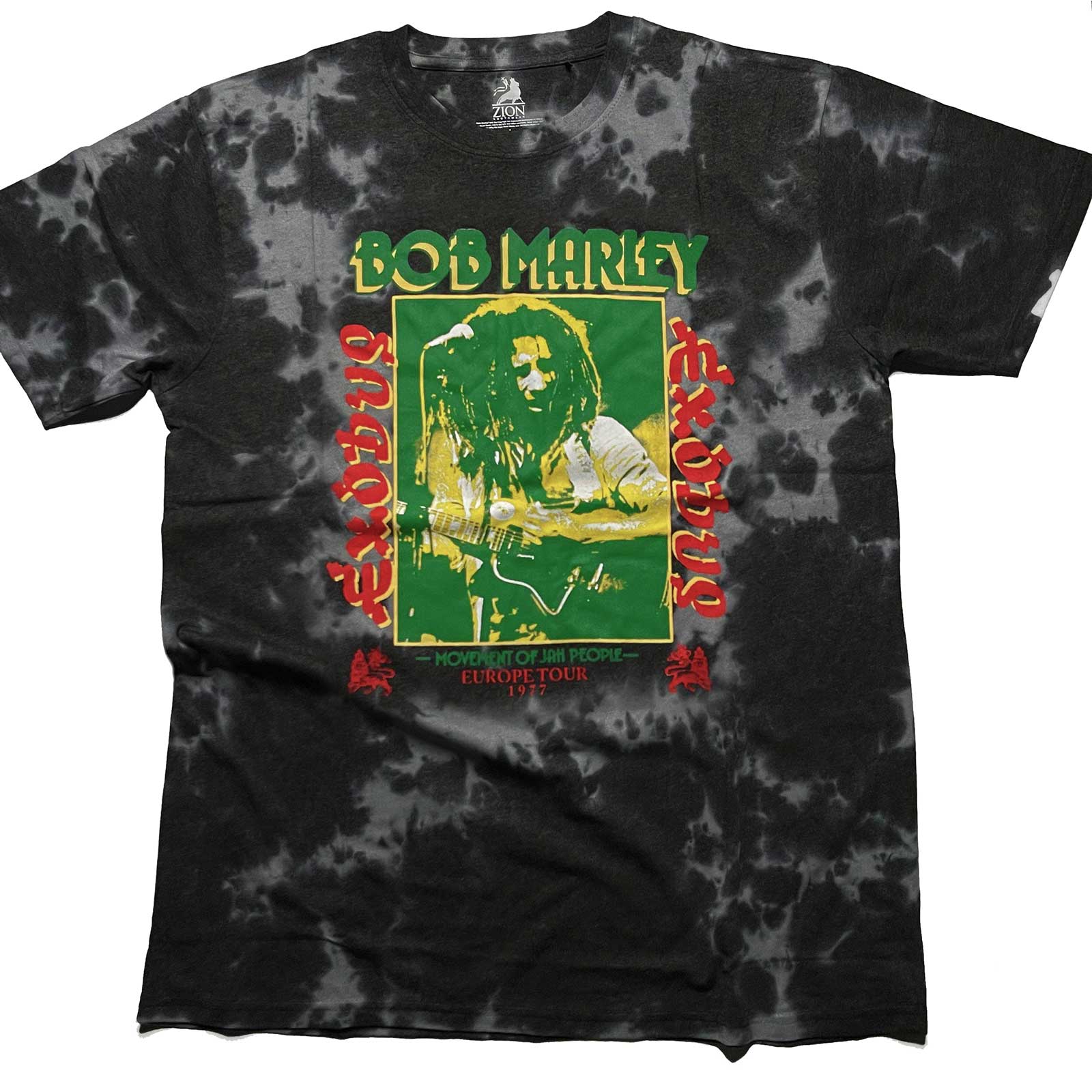 Bob Marley: Exodus Tie-Dye T-Shirt (Dye-Wash)