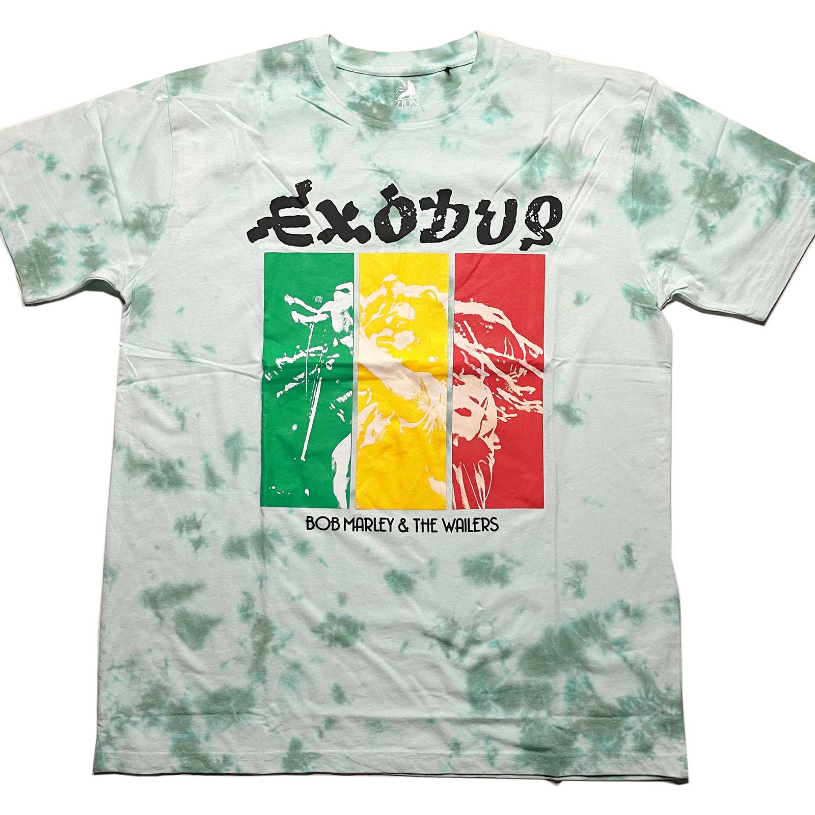 Bob Marley: Rasta Colours T-Shirt (Dye-Wash)