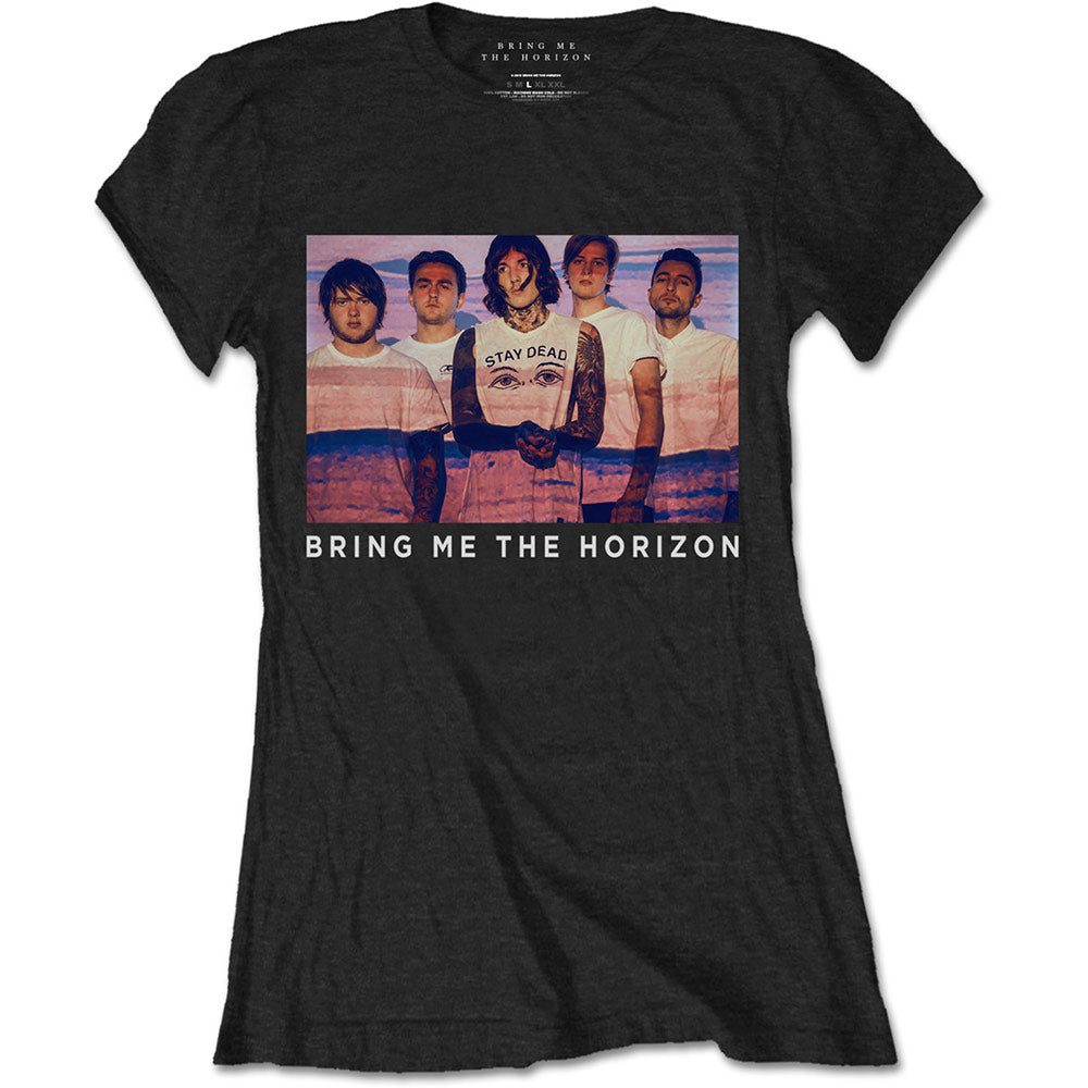 Billede af Bring Me The Horizon Photo Lines T-shirt til kvinder