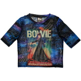 David Bowie: Moonage 11 Fade Crop Top (Kvinder) (Mesh)