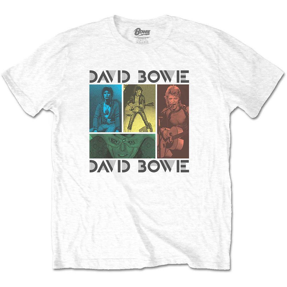 David Bowie: Mick Rock Photo Collage T-Shirt
