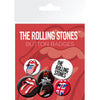 The Rolling Stones: Lips Button Badge Pack