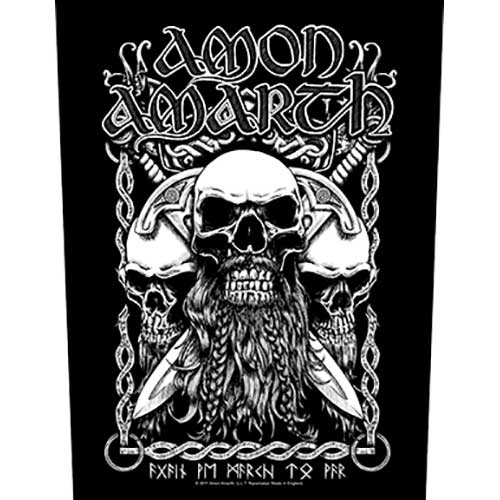 Billede af Amon Amarth Bearded Skull Tøjmærke