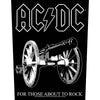 Billede af AC/DC For Those About To Rock Tøjmærke