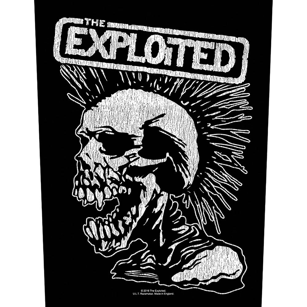 Billede af The Exploited Vintage Skull Tøjmærke