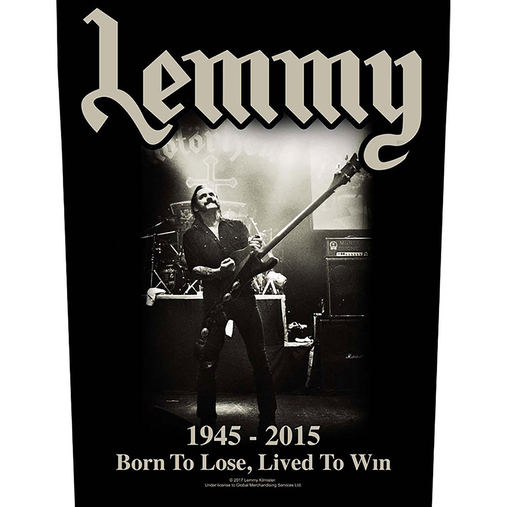 Billede af Lemmy Lived to Win Tøjmærke