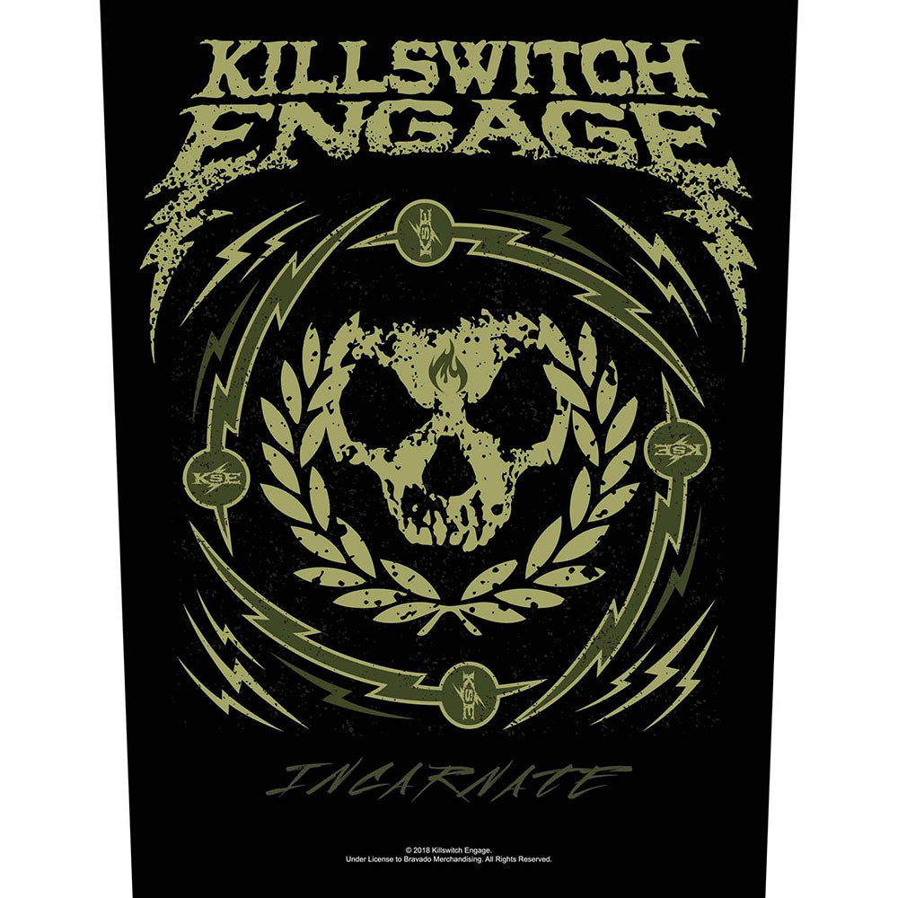 Billede af Killswitch Engage Skull Wreath Tøjmærke
