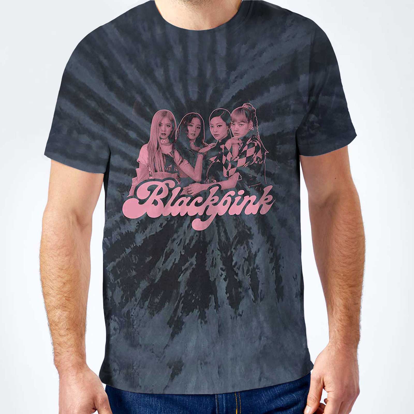 BlackPink: Photo T-Shirt (Dip Dye)