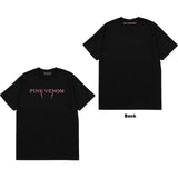 BlackPink: Pink Venom Logo T-Shirt (Back Print)