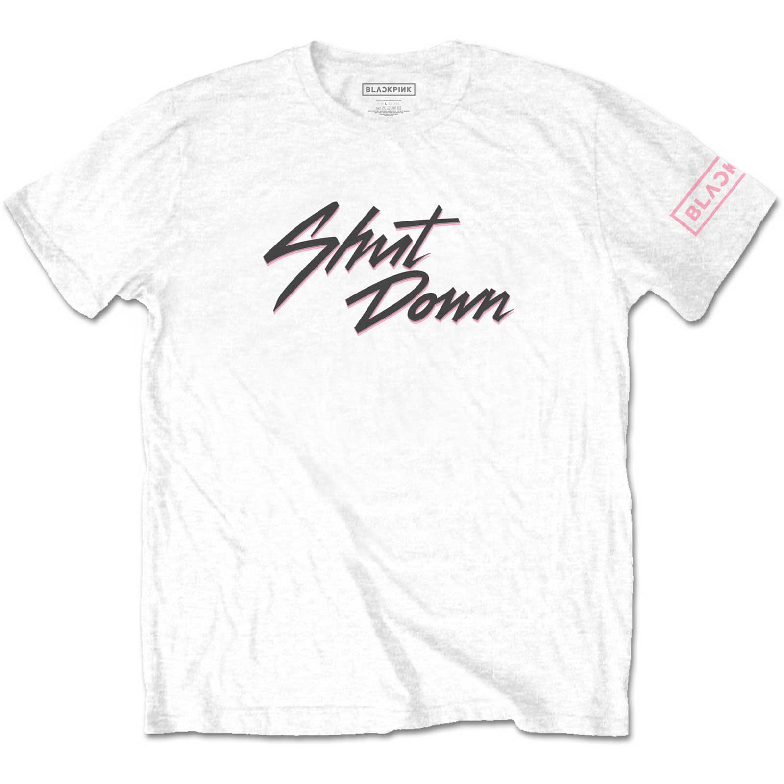 BlackPink: Shut Down T-Shirt (Sleeve Print)