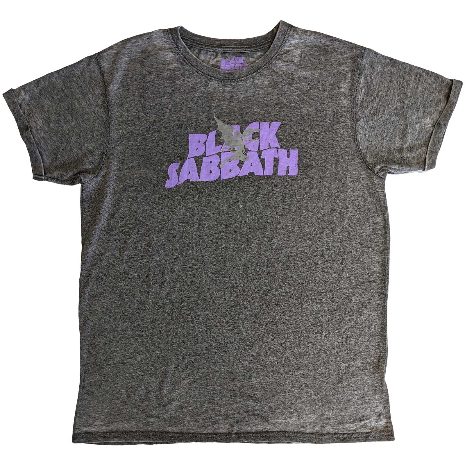 Black Sabbath: Logo & Daemon T-Shirt (Burnout)
