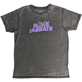 Black Sabbath: Logo & Daemon T-Shirt (Burnout)