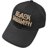 Black Sabbath: Text Logo Baseball Cap (Embroidered)