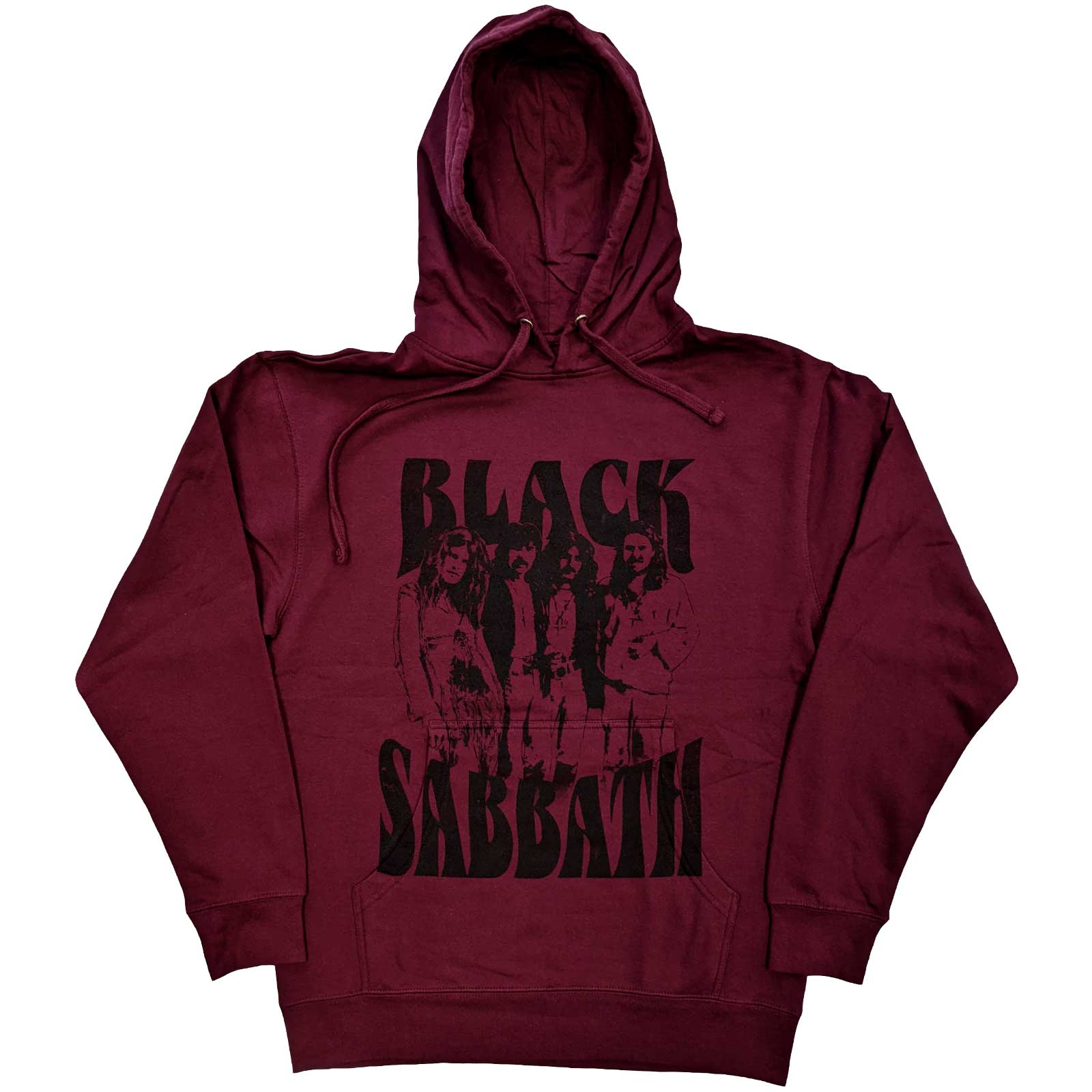 Black Sabbath: Band and Logo Pullover Hoodie
