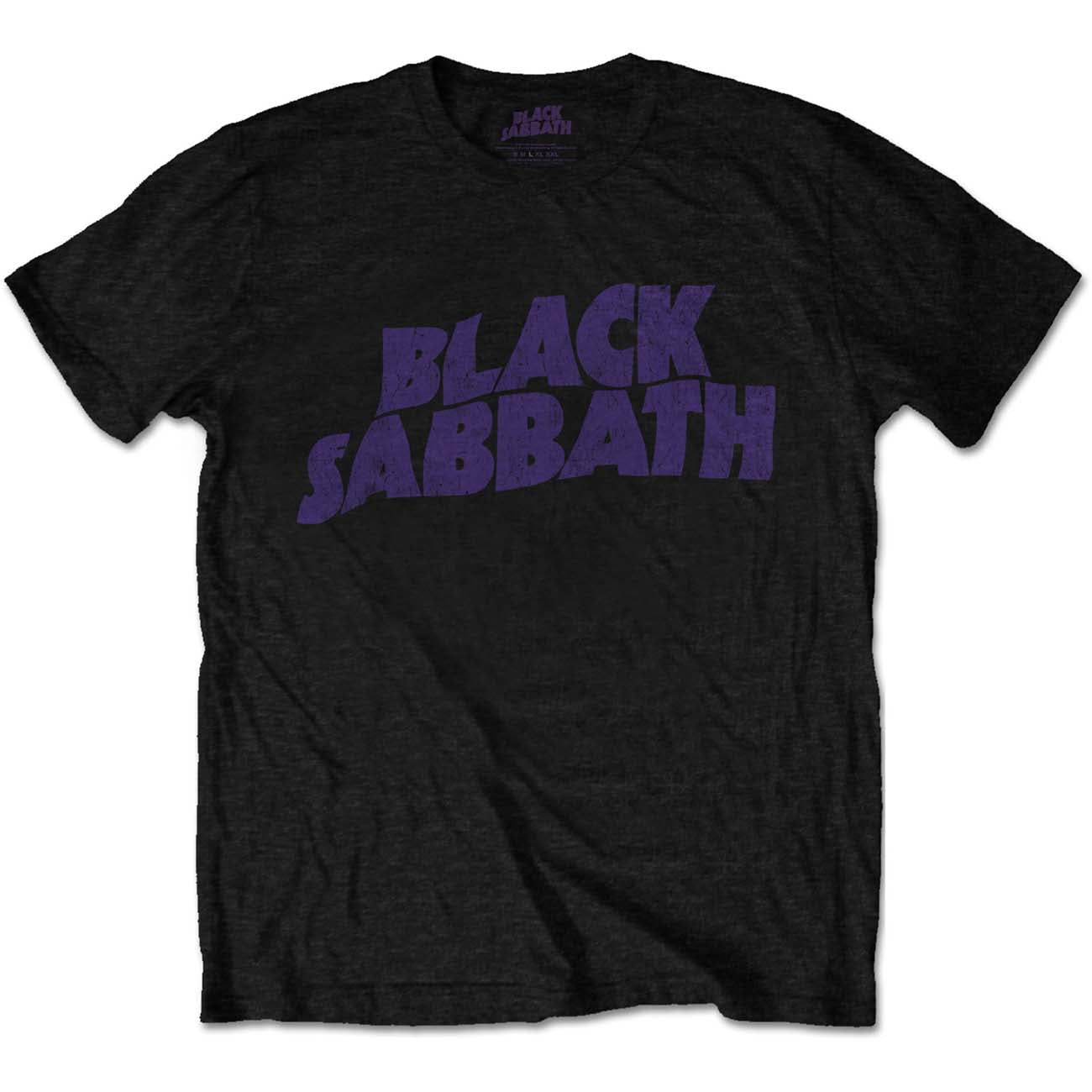 Black Sabbath: Wavy Logo Vintage T-Shirt