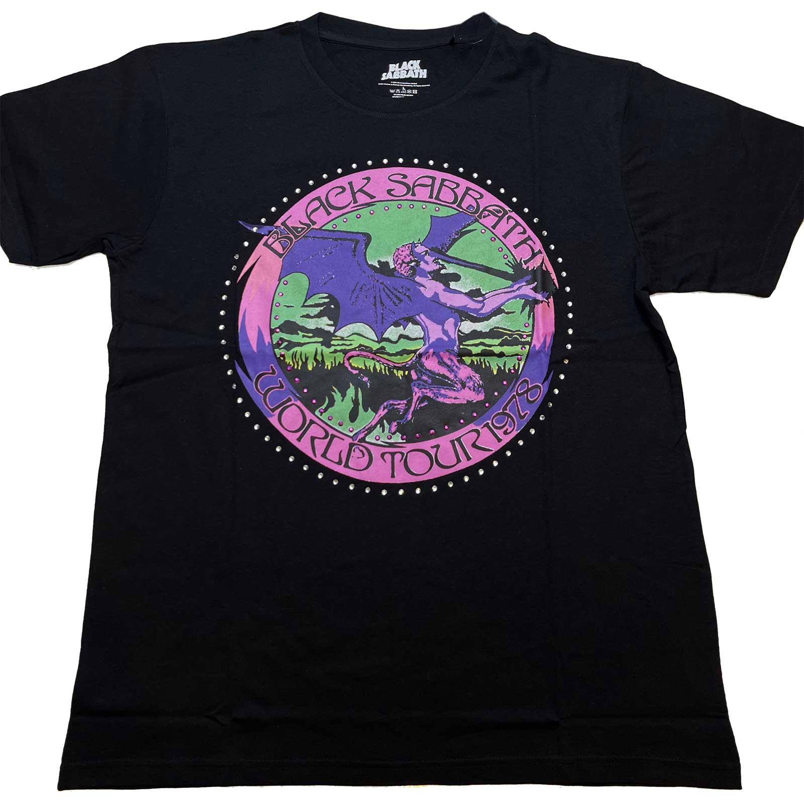 Black Sabbath: Tour '78 T-Shirt (Diamante)