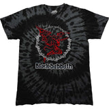 Black Sabbath: Red Henry T-Shirt (Dye Wash)