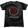 Black Sabbath: Red Henry T-Shirt (Dye Wash)