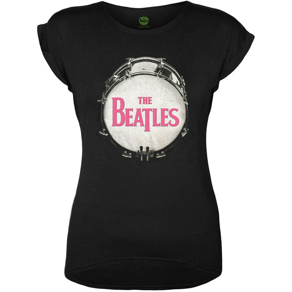 Billede af The Beatles Drum T-shirt til kvinder
