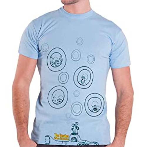 Billede af The Beatles Bubbles T-shirt blå