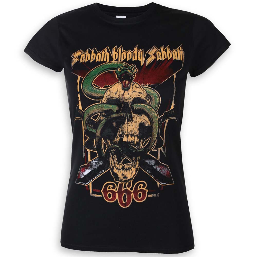 Billede af Black Sabbath Bloody Sabbath 666 T-shirt til kvinder