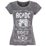 Billede af AC/DC Cannon Swig T-shirt til kvinder