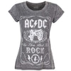 Billede af AC/DC Cannon Swig T-shirt til kvinder