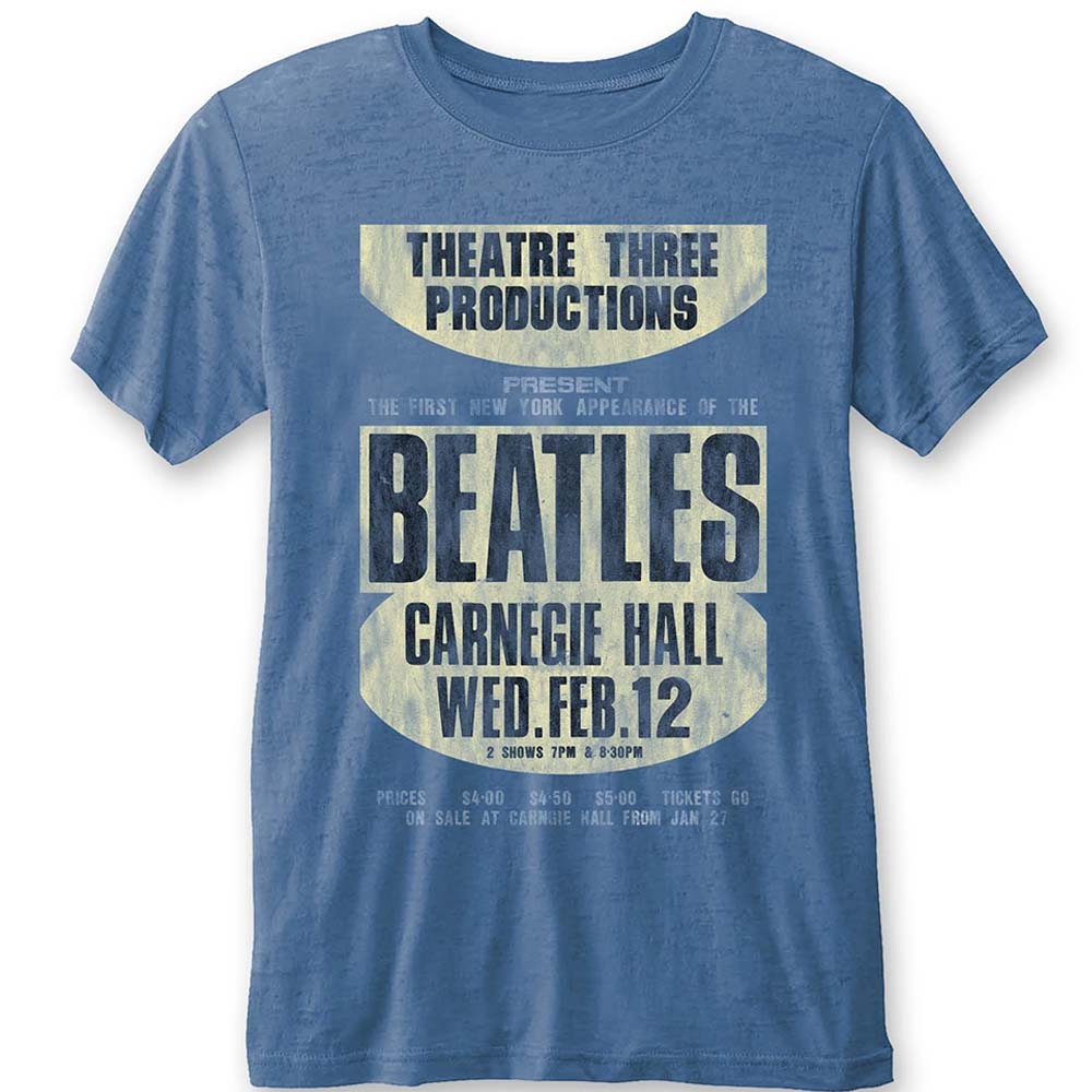 Billede af The Beatles Carnegie Hall T-shirt blue