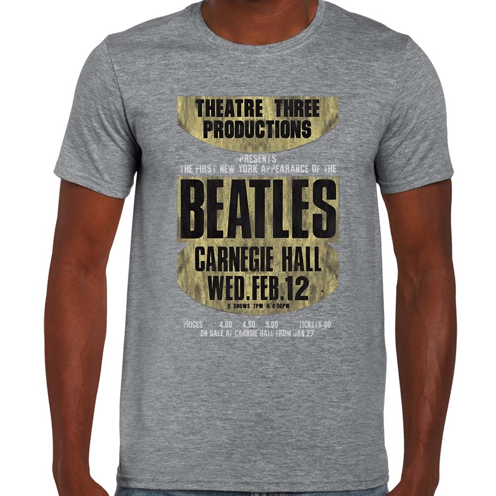 Billede af The Beatles Carnegie Hall T-shirt gray