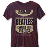 Billede af The Beatles Carnegie Hall T-shirt marineblå rød