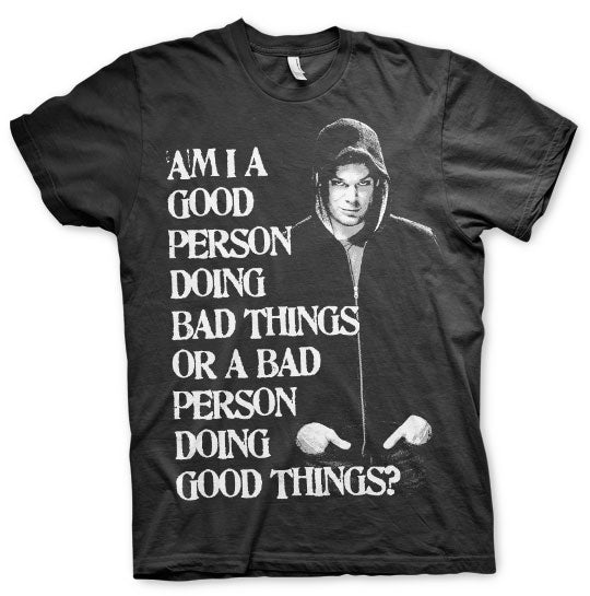 Billede af Dexter, Dexter: Bad Person Doing Good Things T-Shirt