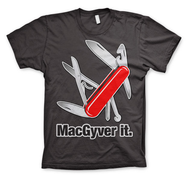 Billede af MacGyver, MacGyver: It T-Shirt