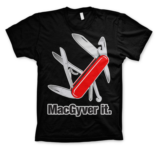 Billede af MacGyver, MacGyver: It T-Shirt