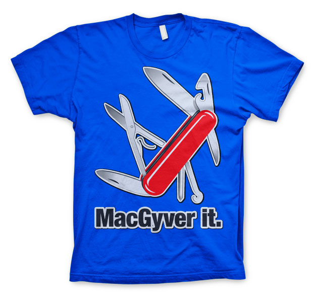 Billede af MacGyver, MacGyver: It T-Shirt