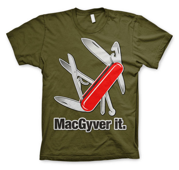 Billede af MacGyver, MacGyver: It T-Shirt