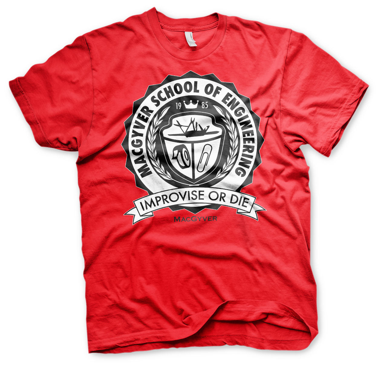 Billede af MacGyver, MacGyver: School Of Engineering T-Shirt