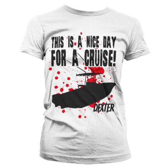 Billede af Dexter, Dexter: A Nice Day For A Cruise T-shirt (Kvinder)