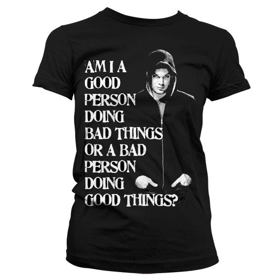 Billede af Dexter, Dexter: Bad Person Doing Good Things T-shirt (Kvinder)