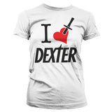 Billede af Dexter, Dexter: I Love Dexter T-shirt (Kvinder)