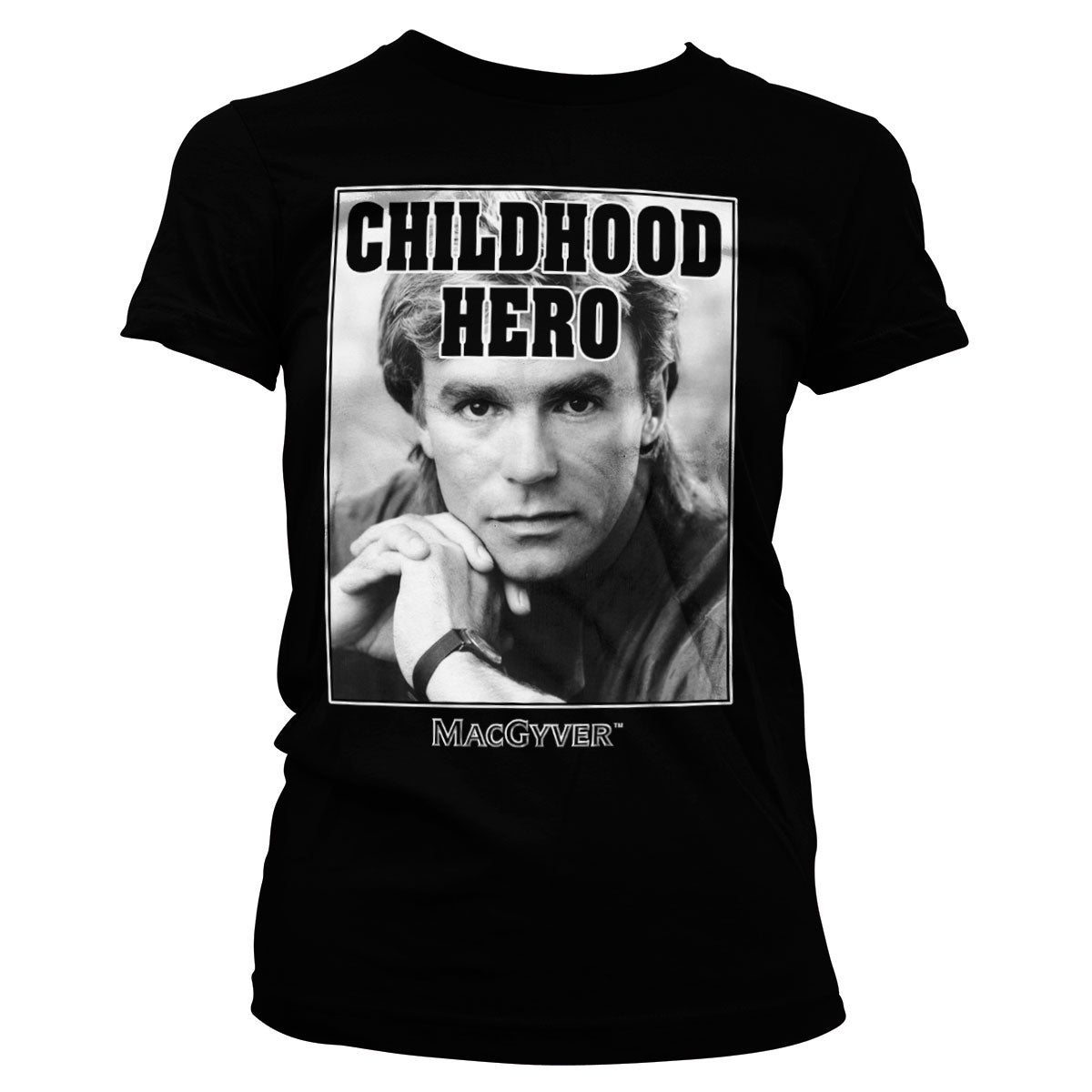 Billede af MacGyver, MacGyver: Childhood Hero T-Shirt (Kvinder)