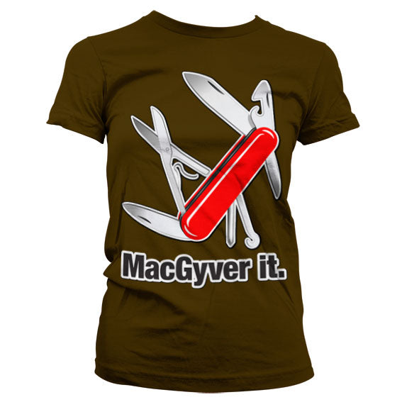 Billede af MacGyver, MacGyver: It T-Shirt (Kvinder)
