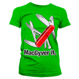 Billede af MacGyver, MacGyver: It T-Shirt (Kvinder)